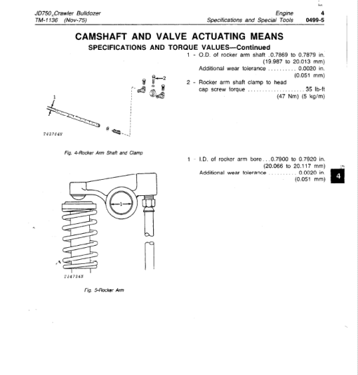 John Deere 750 Crawler Repair Technical  Manual (TM1136) - Image 4