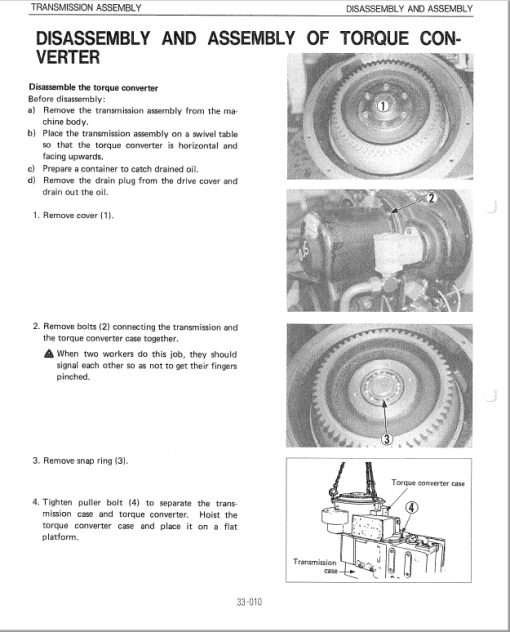 Kawasaki 70ZIII Wheel Loader Service Manual - Image 5