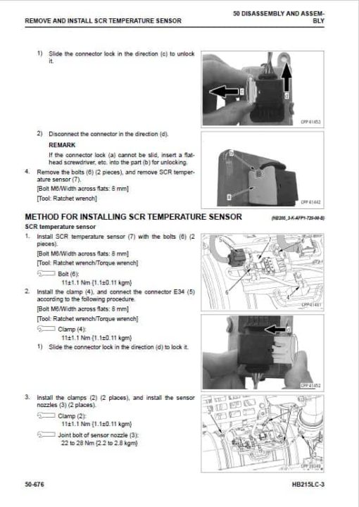 Komatsu HB215LC-3 Excavator Repair Service Manual - Image 5