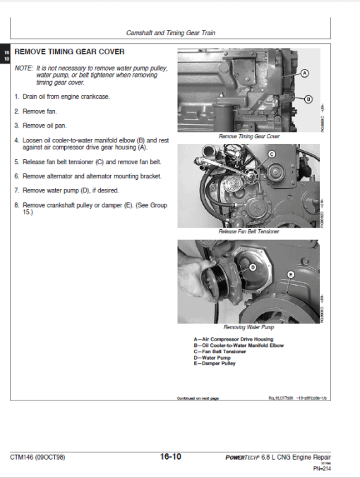 John Deere PowerTech 6.8L 6068 Natural Gas Engines Technical Manual (CTM146 and CTM113) - Image 5