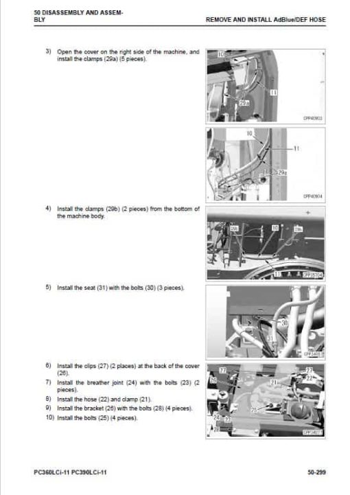 Komatsu PC360LCi-11, PC390LCi-11 Excavator Repair Service Manual - Image 5