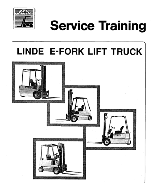 Linde Type 325 Electric Forklift Truck: E20, E25, E30 Workshop Service Manual - Image 2