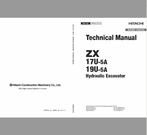 Hitachi ZX17U-5A and ZX19U-5A Excavator Service Repair Manual - Image 3