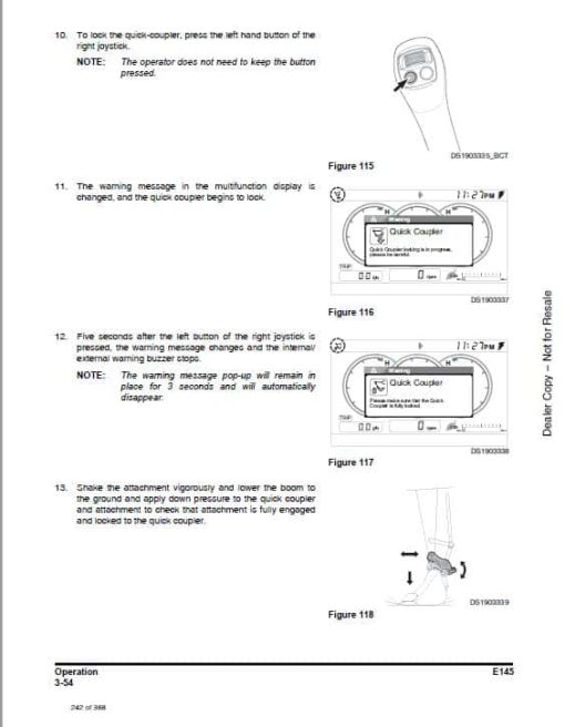 Bobcat E145 Compact Excavator Service Repair Manual - Image 4