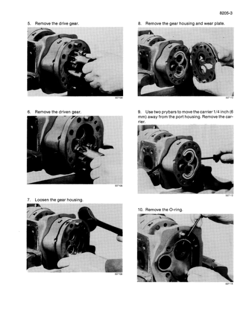 Case 1085B, 1086B Excavator Service Manual - Image 5