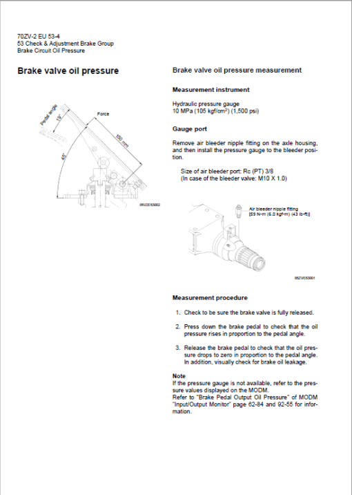 Kawasaki 70ZV-2, 70TMV-2 Wheel Loader Service Manual - Image 3