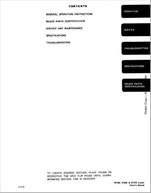 Bobcat X56 and X76 Excavator Service Manual - Image 2