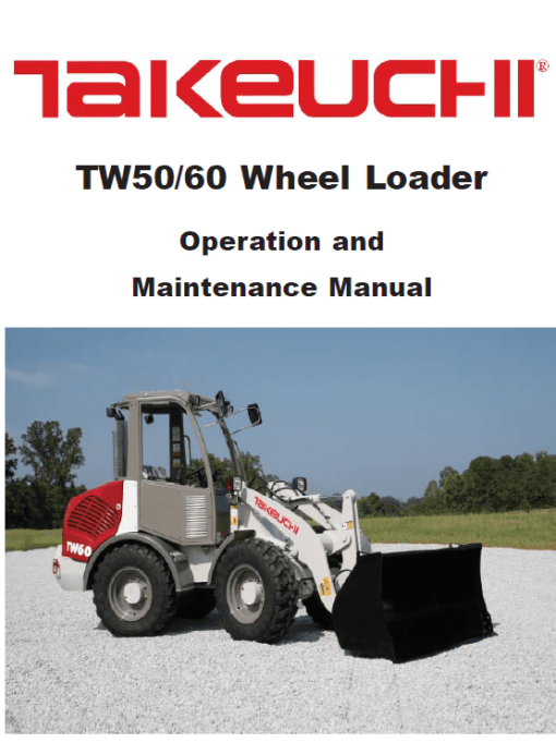 Takeuchi TW60 Wheel Loader Service Manual - Image 5