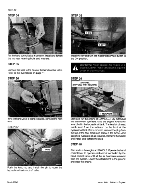 Case 1088 Excavator Service Manual - Image 5