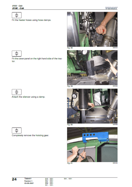 Fendt 922, 924, 927, 930, 933, 936 Vario COM III Tractors Workshop Repair Manual - Image 5