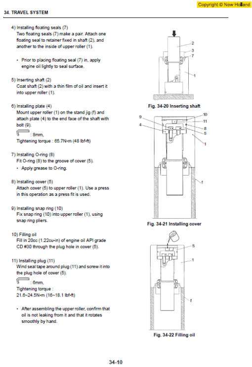 New Holland E135BSR Excavator Service Manual - Image 5