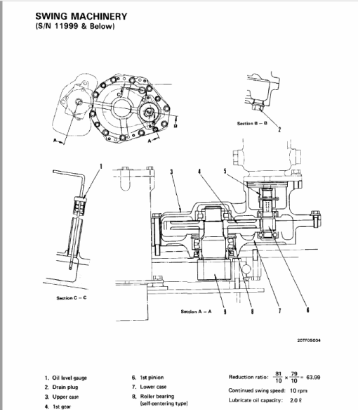 Bobcat 116 Excavator Service Manual - Image 5