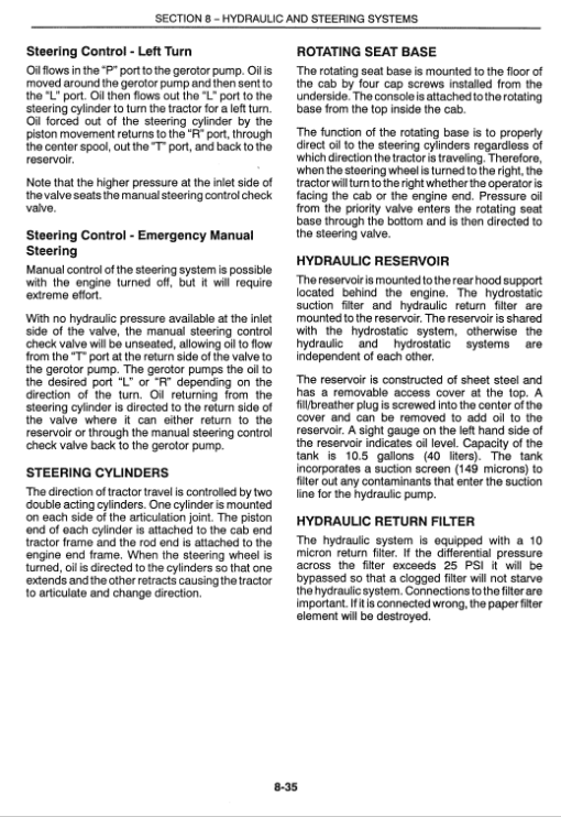 Ford Versatile 9030 Tractor Service Manual - Image 5