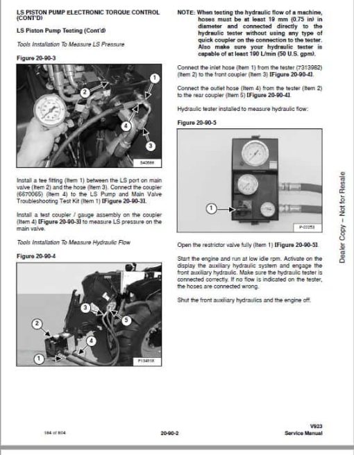 Bobcat V923 versaHANDLER Telescopic Service Repair Manual - Image 5