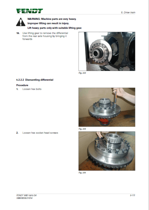 Fendt 927, 930, 933, 936, 939 Vario S4 Tractors Workshop Repair Manual - Image 5