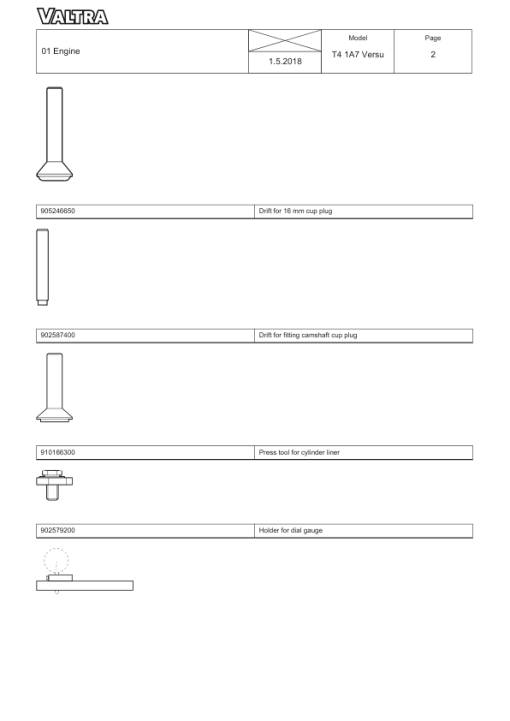 Valtra T154 V 1A7, T194 V 1A7, T234 V 1A7 Tractors (Stage III A) Service Repair Manual - Image 6