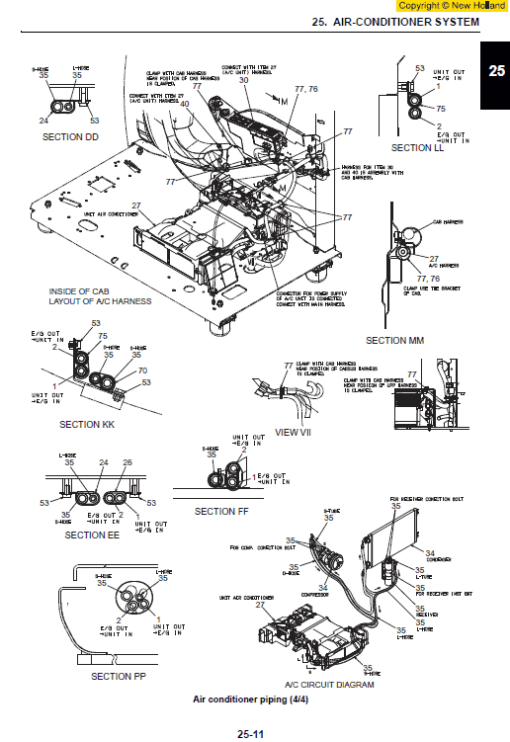 New Holland E140CSR Excavator Service Manual - Image 5