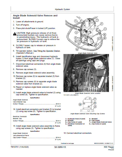 John Deere 60D Excavator Repair Technical Manual - Image 5