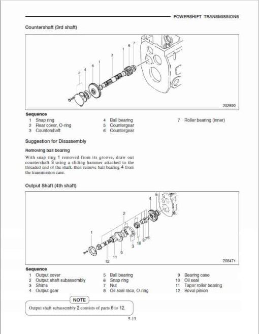 CAT GP40K, GP40KL, GP45K, GP50K Forklift Lift Truck Service Manual - Image 5