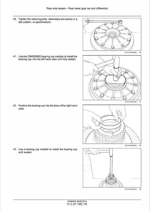 Case 370, 420, 470, 500, 540, 580, 620 Steiger Tractor Service Manual - Image 5