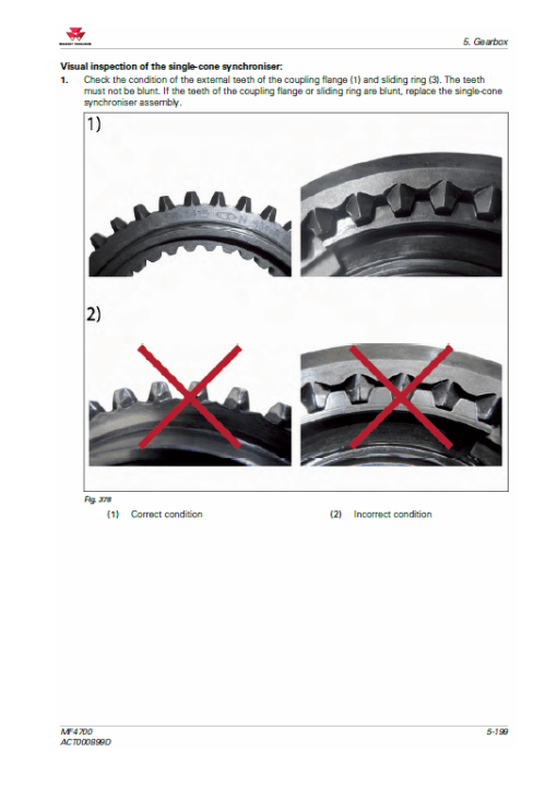 Massey Ferguson 4707, 4708, 4709, 4710 Tractor Service Manual - Image 5