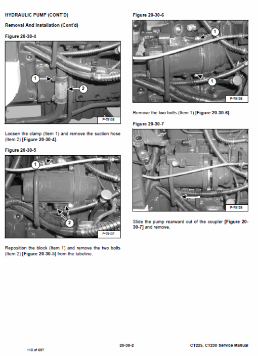 Bobcat CT225, CT230 and CT235 Compact Tractor Service Manual - Image 3