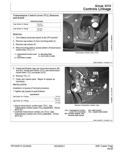 John Deere 950K Crawler Dozer Repair Technical Manual (S.N after F334109 - ) - Image 5