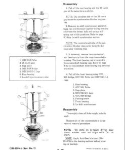 Repair Manual, Service Manual, Workshop Manual