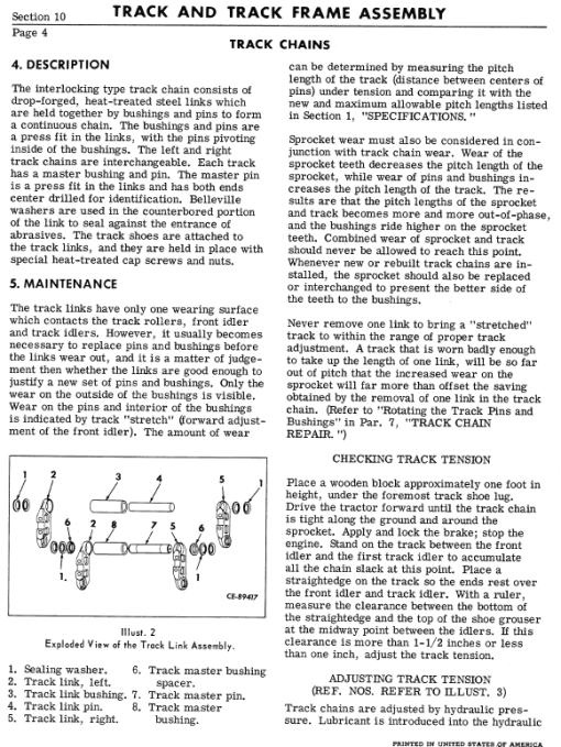 Komatsu Dresser TD7C, TD7E, TD8C and TD8E Dozer Service Manual - Image 3