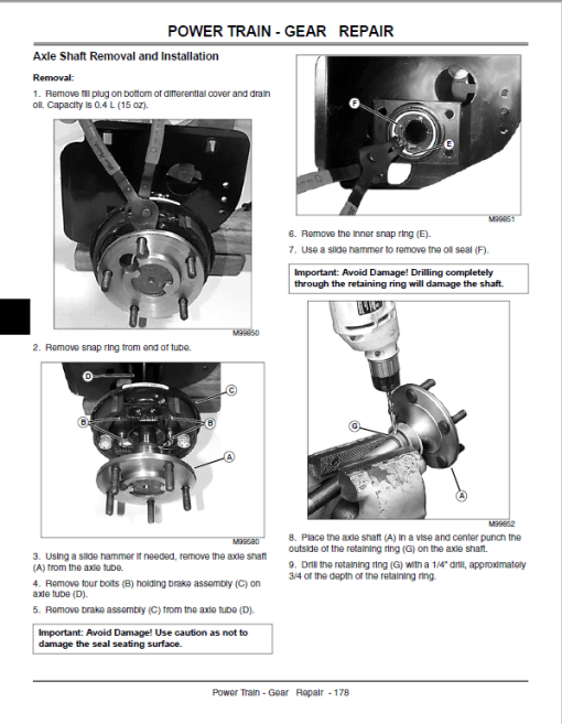 John Deere TE Gator Utility Vehicles Repair Technical Manual (TM2339) - Image 5