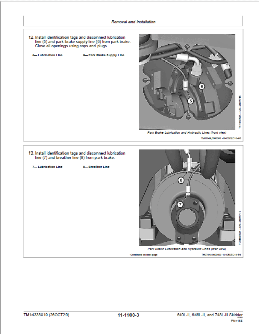 John Deere 640L-II, 648L-II, 748L-II Skidder Repair Manual (S.N C690814 & D690814 - ) - Image 5