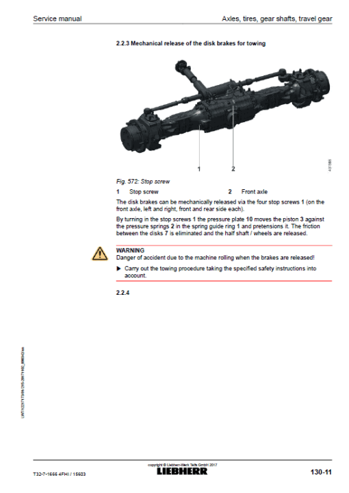 Liebherr T32-7 Telescopic Handler Service Manual - Image 5