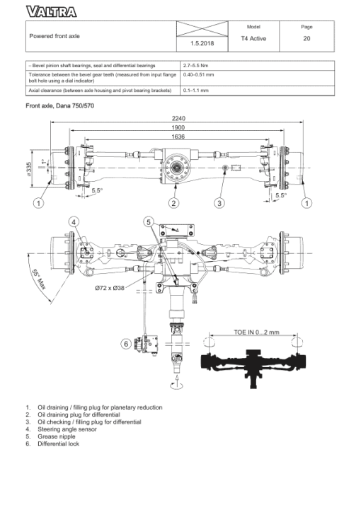 Valtra T154 A 1A7, T194 A 1A7, T234 A 1A7 Tractors (Stage III A) Service Repair Manual - Image 5