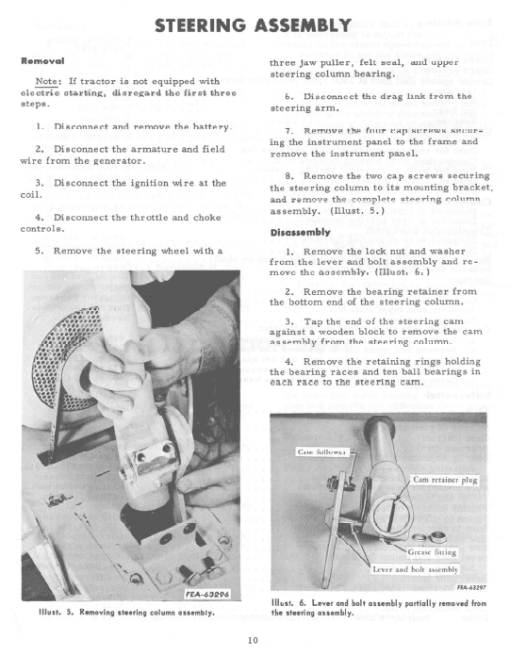 Cub Cadet Original Tractor Chassis and Engine Service Manual - Image 4