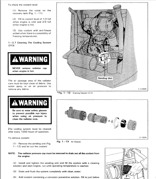 Bobcat 310 and 313 Skidsteer Loader Service Manual - Image 5