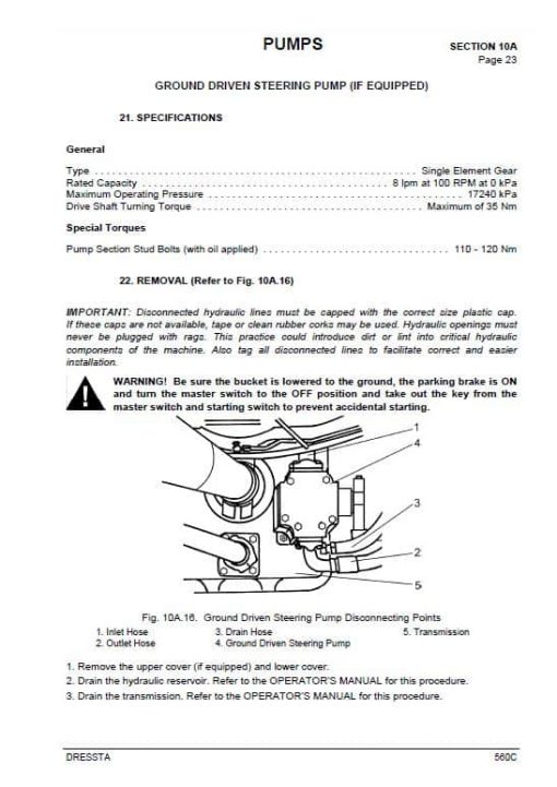 Komatsu Dressta 560C Wheel Loader Service Manual - Image 5