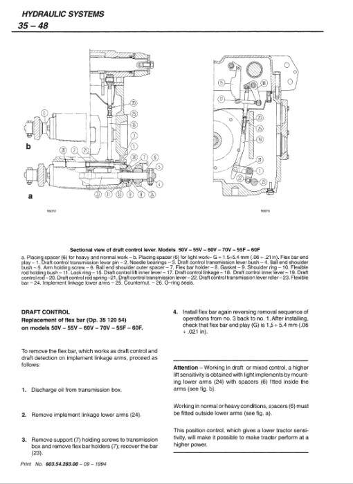 Fiat 50V, 55V, 55F, 60V, 60F, 62F Tractor Service Manual - Image 5