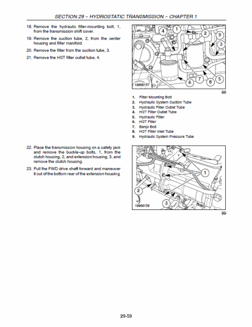 New Holland TC23DA, TC26DA Tractor Service Manual - Image 5