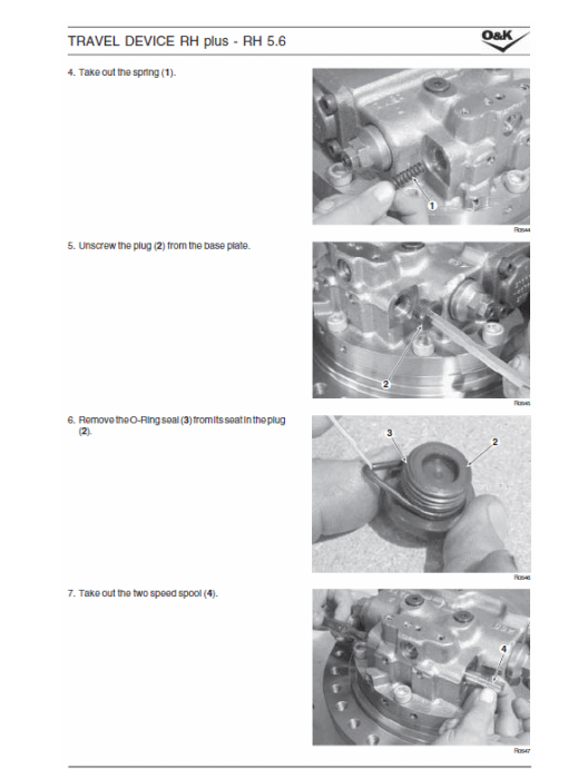 Case O&K RH Plus Excavator Service Manual - Image 5