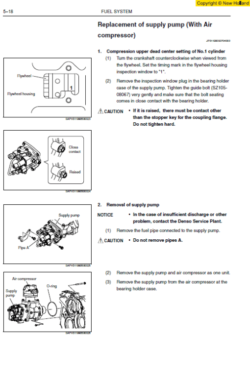 New Holland E225BSR Tier 3 Excavator Service Manual - Image 5