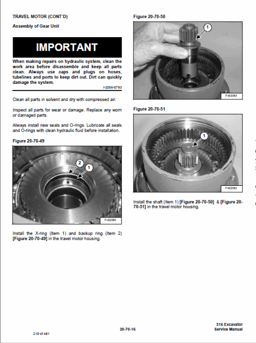 Bobcat 316 Excavator Service Manual - Image 3