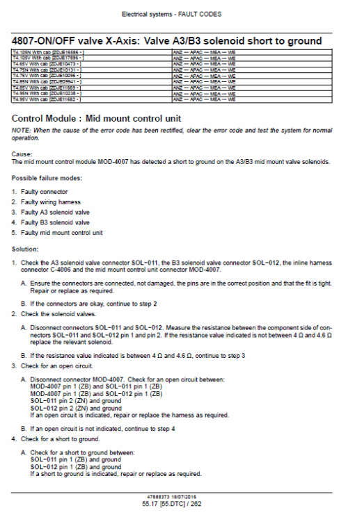 New Holland T4.65N, T4.75N, T4.85N, T4.95N, T4.105N Tractor Service Manual - Image 5