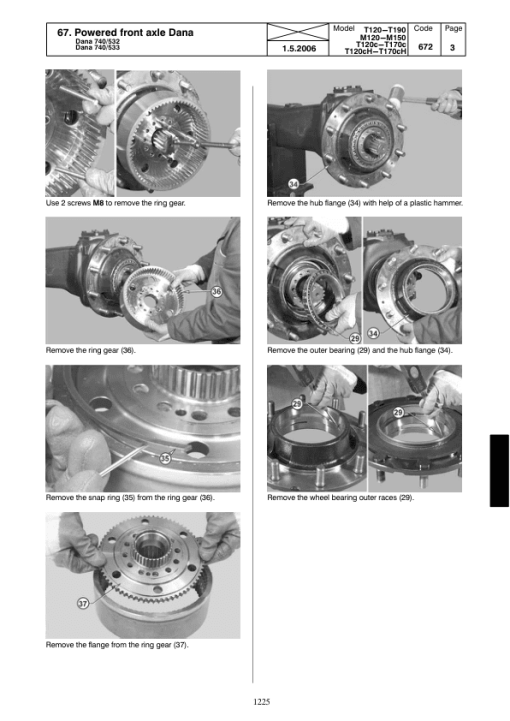 Valtra T120, T130, T140, T160, T170, T180, T190 Tractors Service Repair Manual - Image 6