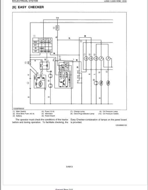 Kubota L2600, L3000 Tractor Workshop Repair Manual - Image 5