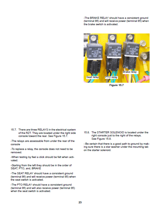 Cub Cadet RZT Series (2004-2005) Service Manual - Image 4