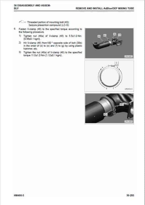 Komatsu HM400-5 Dump Truck Service Manual - Image 5