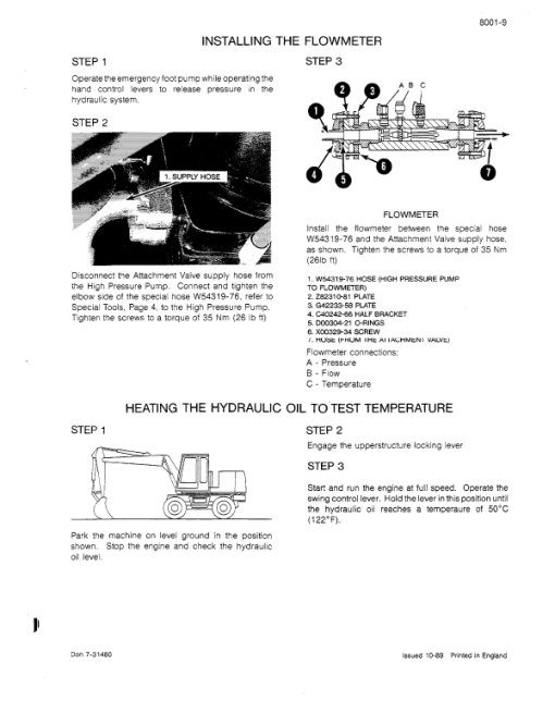 Case 888P, 888PA Excavator Service Manual - Image 5