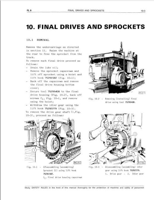 Fiatallis FL9 Crawler Loader Repair Service Manual - Image 5