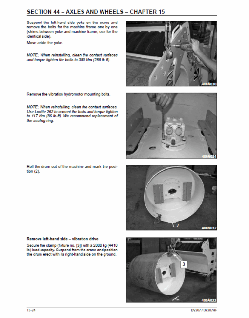 Case DV207, DV207HF Vibratory Roller Service Manual - Image 6