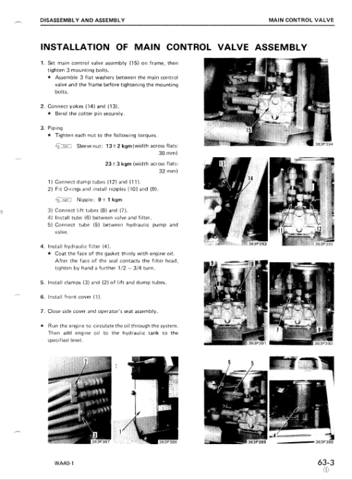 Komatsu WA40-1 Wheel Loader Service Manual - Image 5